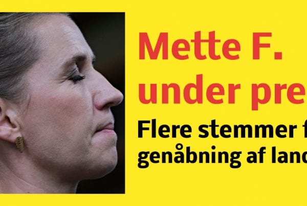 Mette F. presset: Flere stemmer for større genåbning