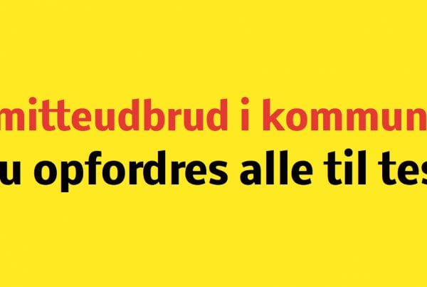 Covid-19 udbrud i kommune: Alle opfordres til at blive testet