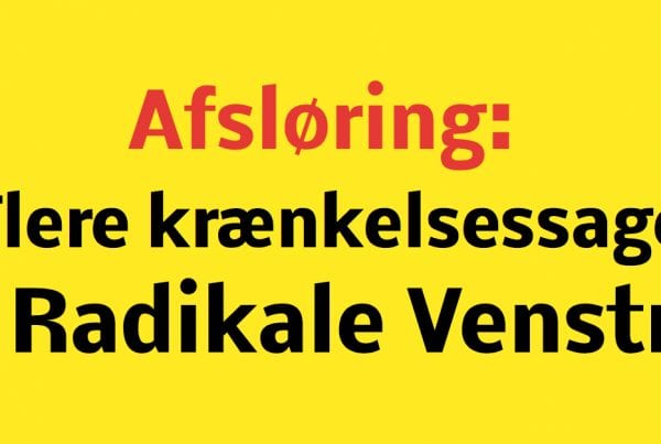 Afsløring: Flere krænkelsessager i Radikale Venstre