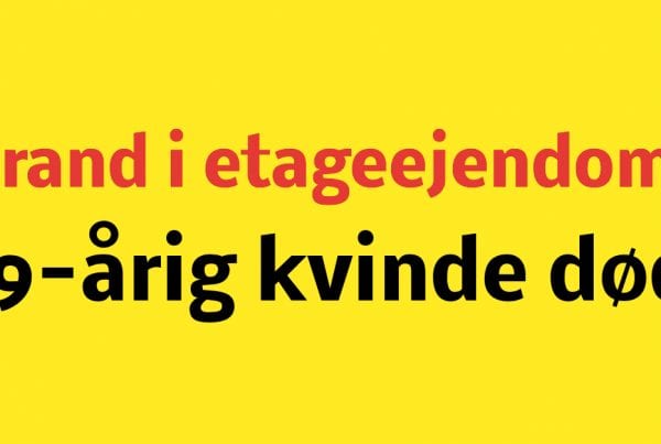 19-årig kvinde død efter brand