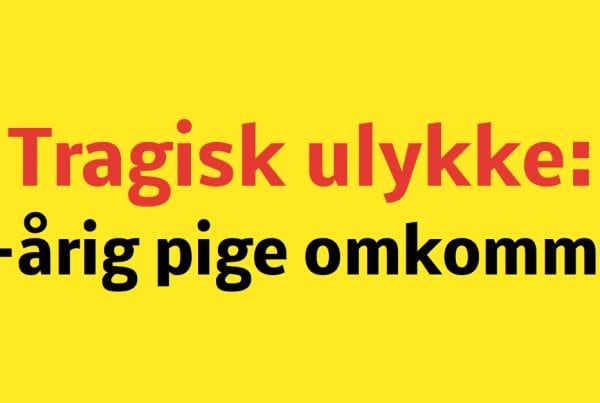 4-årig pige omkommet i tragisk ulykke