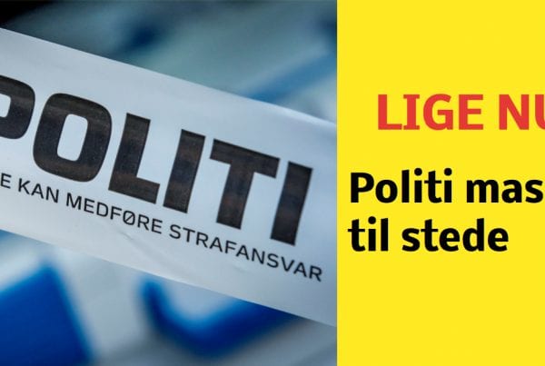 LIGE NU: Politi massivt til stede