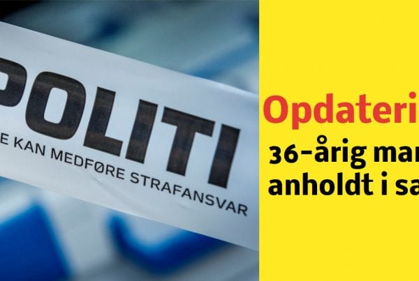 Opdatering: Politi massivt til stede - Nu er 36-årig mand anholdt