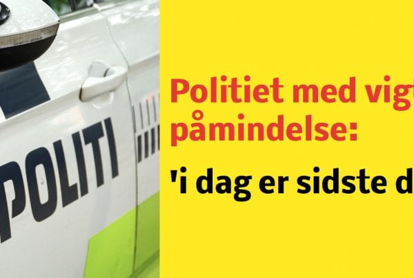 'i dag er sidste dag'