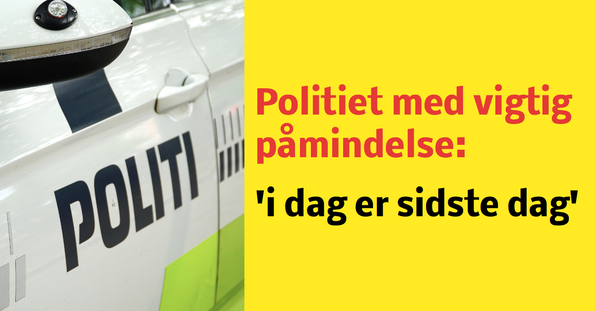 'i dag er sidste dag'