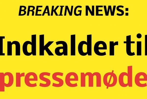 LIGE NU: Indkalder til pressemøde