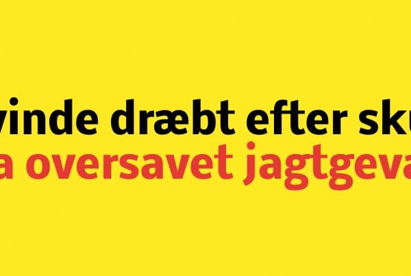Kvinde dræbt efter skud i ryggen med oversavet jagtgevær