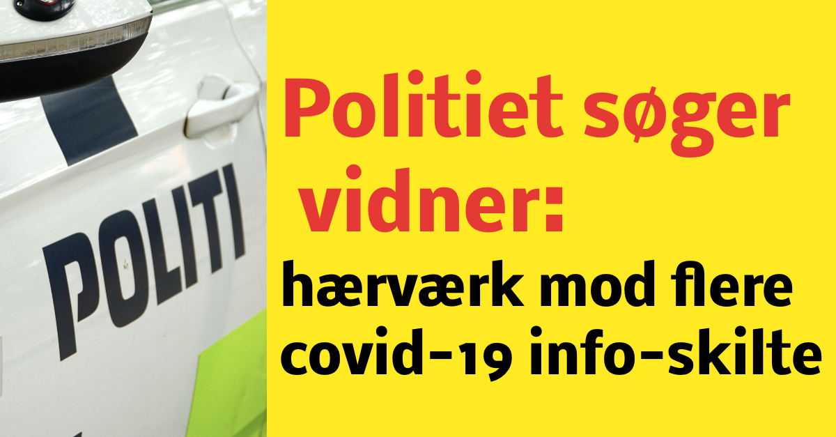 Hærværk i Rødekro - politiet søger vidner