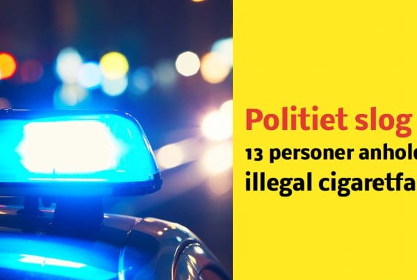 Politiet slog til: 13 personer anholdt på illegal cigaretfabrik