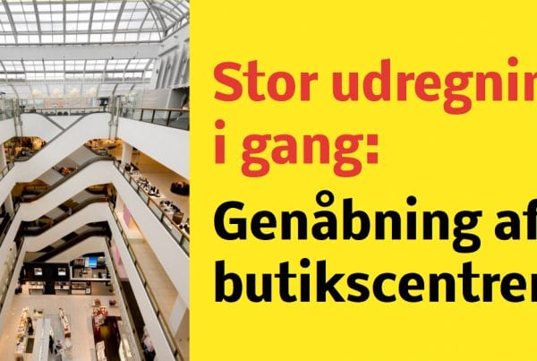Stor udregning i gang: Hvor stor er smitterisikoen ved åbning af butikscentrene