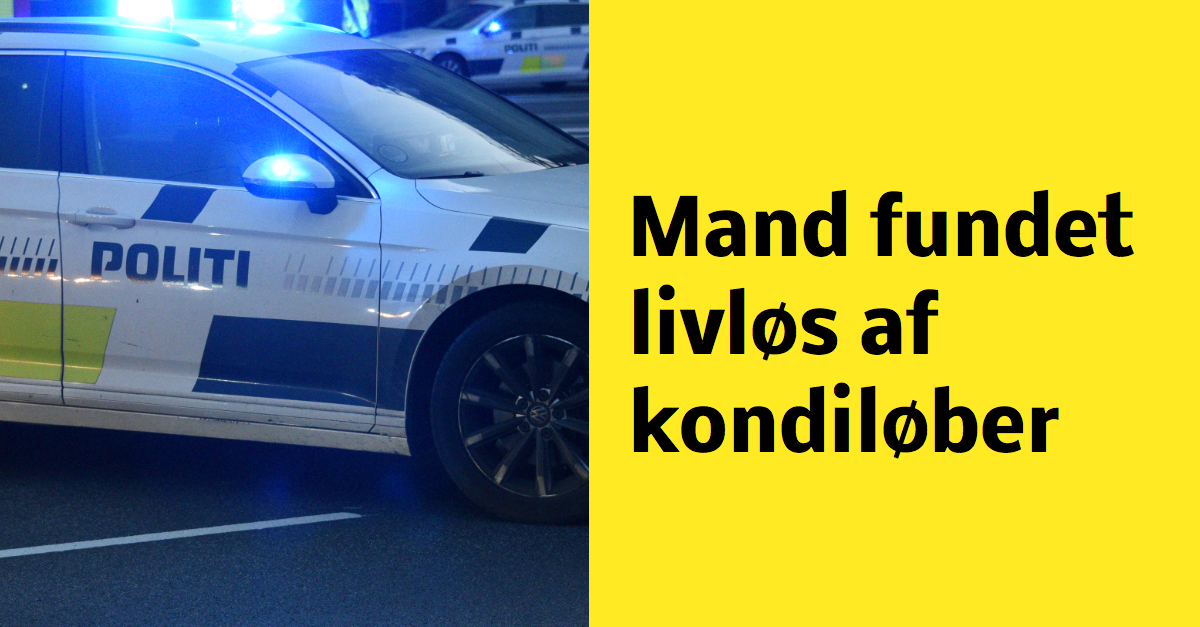 Mand fundet livløs af kondiløber