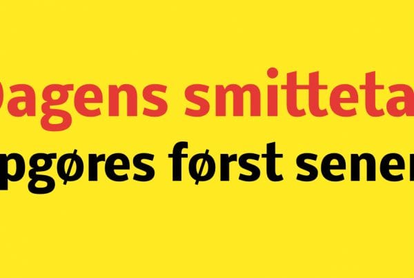 Dagens smittetal opgøres først senere