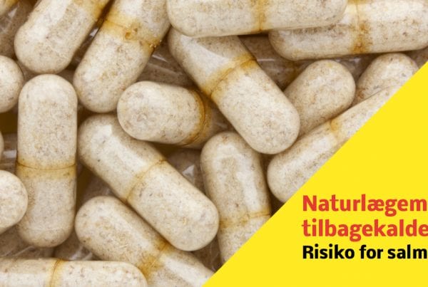 Tilbagekaldelse: Risiko for salmonella i kosttilskud