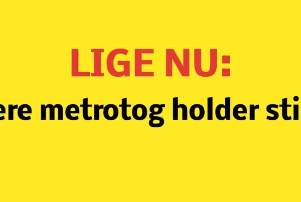 LIGE NU: Flere metrotog holder stille