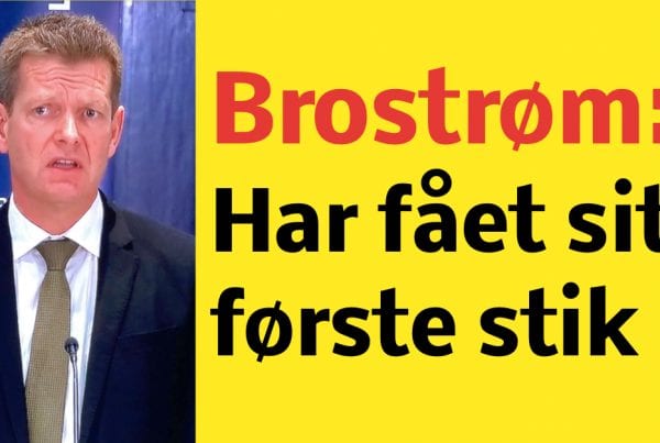 Brostrøm har fået sit første stik: ''Jeg anbefaler alle at blive vaccineret''