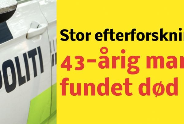 Politiet efterforsker mistænkeligt forhold: 43-årig mand fundet død
