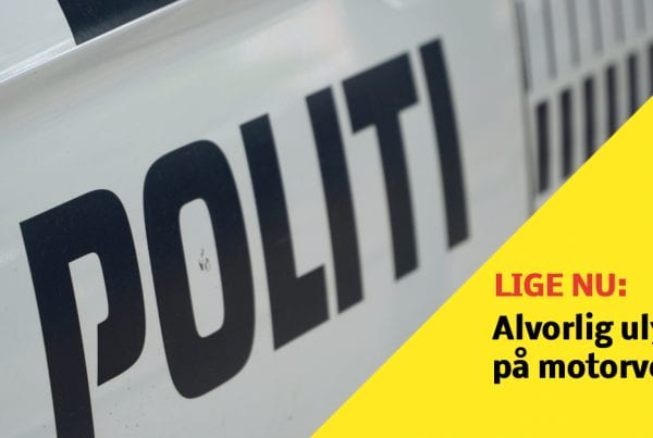 LIGE NU: Alvorlig ulykke på motorvej