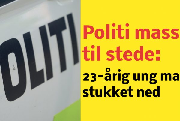 LIGE NU: Politiet massivt til stede