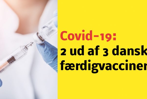 Covid-19: Nu er 2 ud af 3 danskere færdigvaccineret