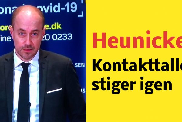 Heunicke: Kontakttallet er igen stigende