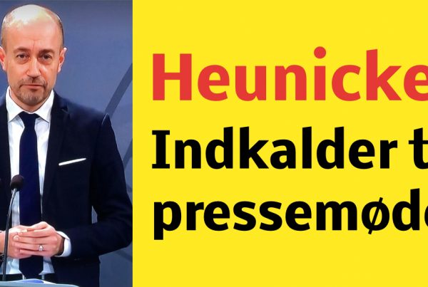 LIGE NU: Indkalder til pressemøde