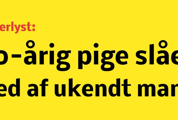 10-årig pige slået