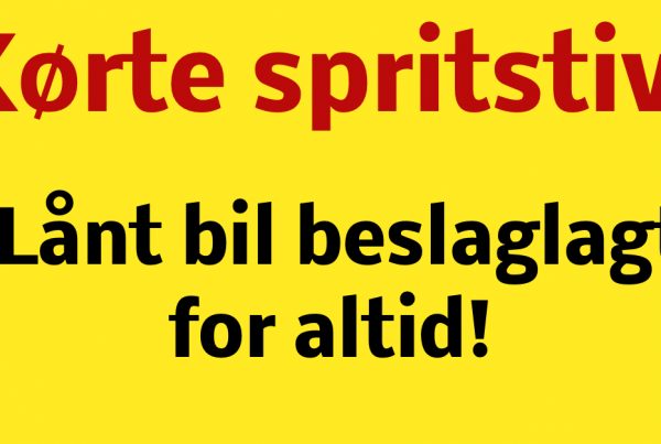 Kørte spritstiv