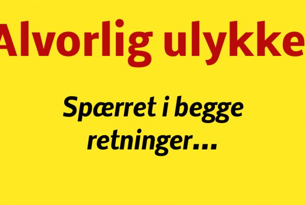Alvorlig ulykke
