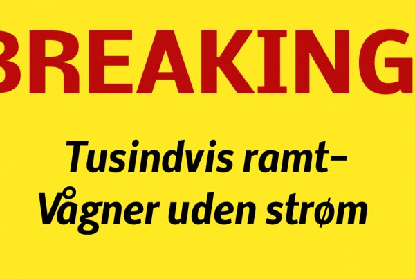 Tusindvis ramt