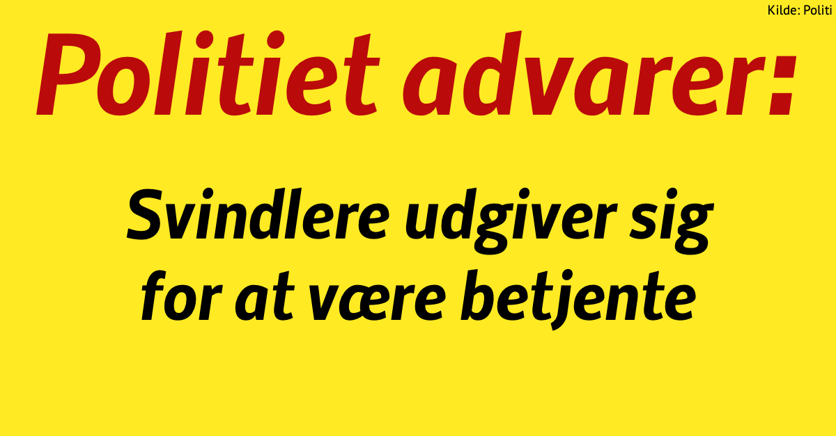 Politiet advarer