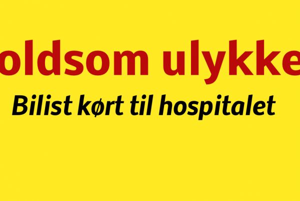 Voldsom ulykke