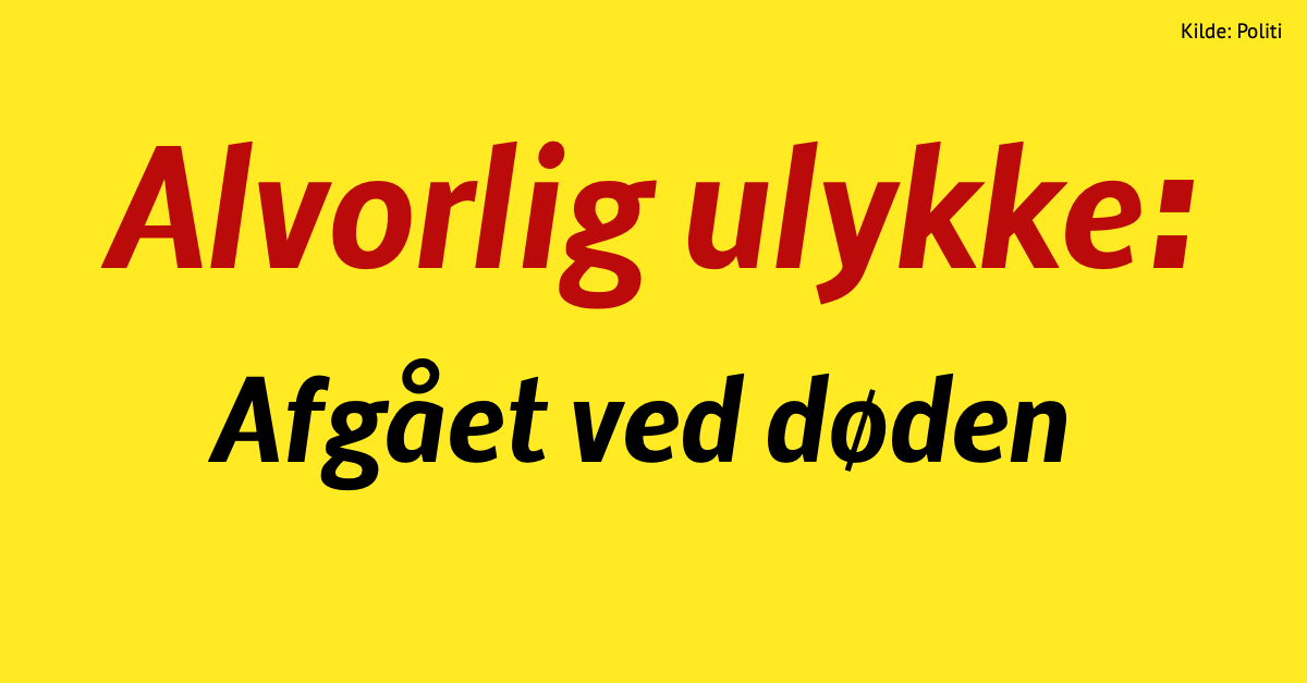 Alvorlig ulykke