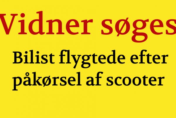 Vidner søges