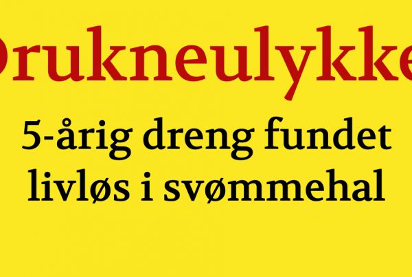 Drukneulykke