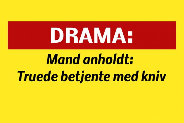 Mand anholdt
