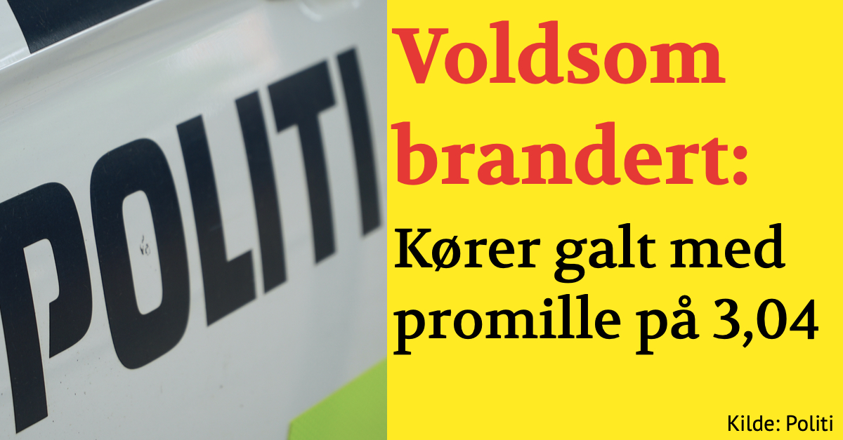 Voldsom brandert