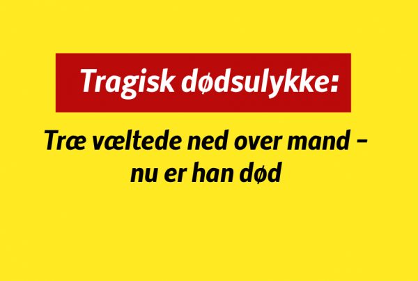 Tragisk dødsulykke