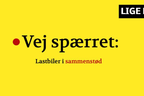 Vej spærret