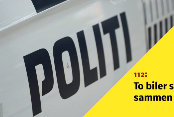 To personer på skadestuen efter uheld