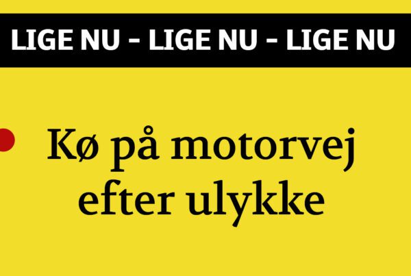 LIGE NU: Kø på motorvej efter ulykke