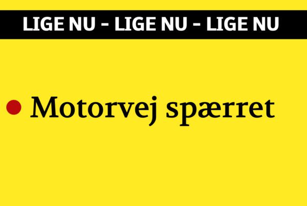 Motorvej spærret