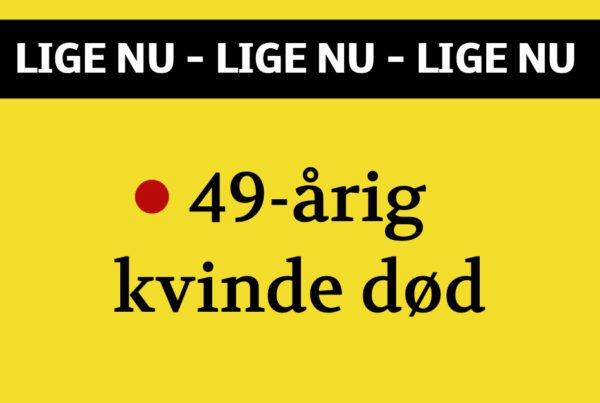 LIGE NU: 49-årig kvinde død