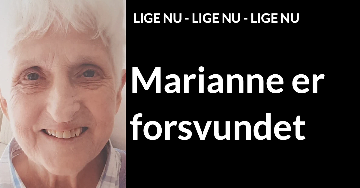 Efterlysning: Har du set Marianne?