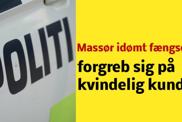 Massør idømt fængsel -