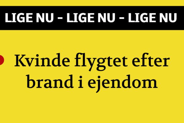Kvinde flygtet efter brand i ejendom