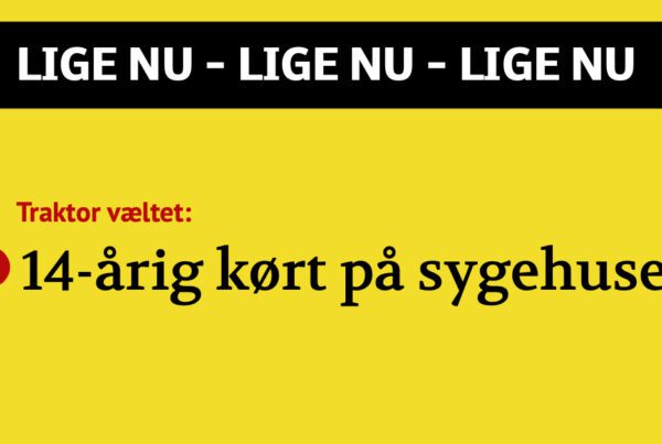 Mandag formiddag endte en personbil i en færdselsulykke med en traktor på Vippelvej ved Tinglev.