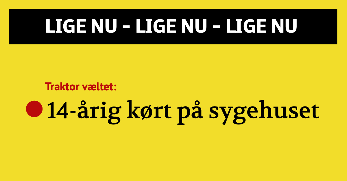 Mandag formiddag endte en personbil i en færdselsulykke med en traktor på Vippelvej ved Tinglev.