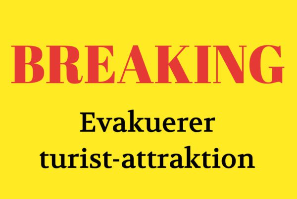 BREAKING: Evakuerer turist-attraktion