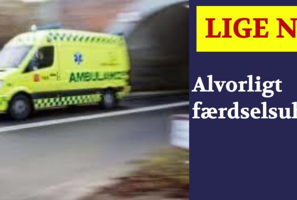 LIGE NU: Alvorligt færdselsuheld