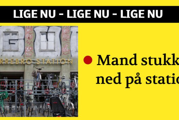 LIGE NU: Mand stukket ned med kniv på station